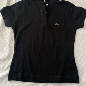 Black Lacoste polo